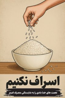 اسراف نکنیم